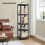 Rustic Adjustable Steel Frame Shelving Unit 3