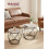 Vintage Industrial Nesting Coffee Tables, Easy Assembly 3