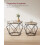 Vintage Industrial Nesting Coffee Tables, Easy Assembly 7