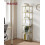 6-Tier Gold Glass Shelf: Modern, Space-Saving, Easy Assembly 2