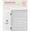 White Bathroom Cabinet with Adjustable Shelves and Drawers 5