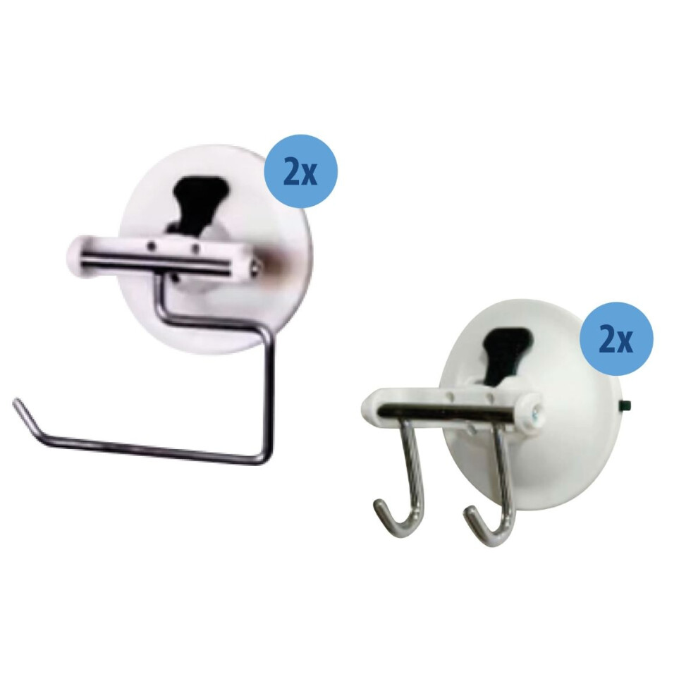 Get A Hook - Suction Cup Hooks - 4pcs