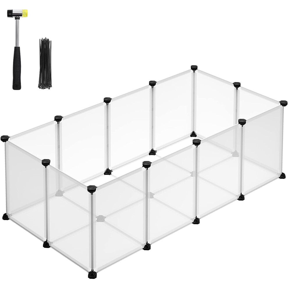 Pricenet Modular White Plastic Storage Shelves With Connectors
