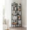 Narrow Rustic Brown Shelf for Small Spaces, 5 Tiers, 170cm 3