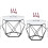 Compact Modern Coffee Tables for Small Spaces, Set of 2 6