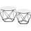 Compact Modern Coffee Tables for Small Spaces, Set of 2 1
