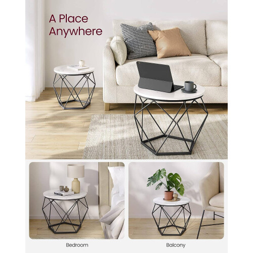 Compact Modern Coffee Tables for Small Spaces, Set of 2 2