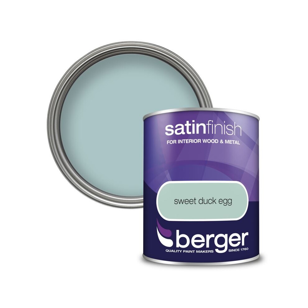 Berger - Satin Finish 750Ml - Sweet Duck Egg 5010131573811