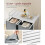 White-Grey Laundry Basket with Shelf, 30kg Load Capacity 4
