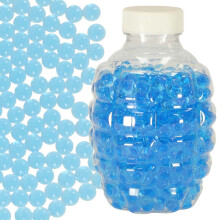Wassergel-Hydrogel-Pellets für Gewehrpistole, blau, 550 Stück. 7-8mm