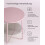 Quick Assembly Pastel Pink Side Table with Storage Basket 7