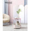 Quick Assembly Pastel Pink Side Table with Storage Basket 5