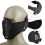 (Black) Tactical impact resistant steel wire hunting mask 7