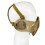 (Black) Tactical impact resistant steel wire hunting mask 10