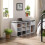 Multifunctional Storage Bench with Cushion and Shoe Rack 3