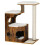 Rustic Cat Tree with Cozy Cushions and Sisal Posts 1