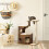 Rustic Cat Tree with Cozy Cushions and Sisal Posts 3