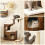 Rustic Cat Tree with Cozy Cushions and Sisal Posts 6