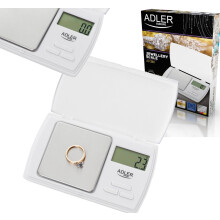 Adler AD 3161 kitchen scale White Rectangle Electronic personal scale