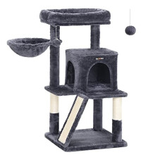 Spacious Cat Perch for Larger Cats with Plush Edges