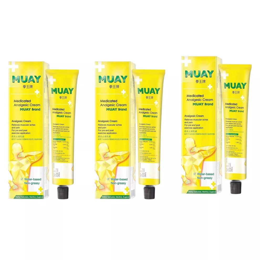 Namman Muay 3 X Thai Home Remody Relieving Muscle Injuries -100G Cream