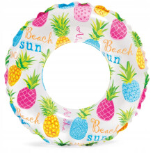 Intex Swim Ring Tube Inflatable Swimming Pool Float Pineapple 24"