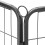 Durable Metal Dog Cage with Safety Features, Easy Storage 5