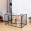 Durable Metal Dog Cage with Safety Features, Easy Storage 2