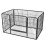 Durable Metal Dog Cage with Safety Features, Easy Storage 1