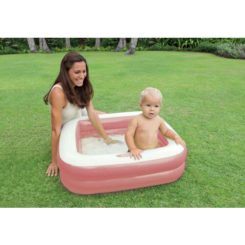 Intex Inflatable paddling pool for children 57100 Light Pink - INTEX 2