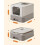 Easy-Clean Cat Litter Tray with Pull-Out Drawer & Grid Top 4