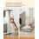 Elegant Greige Cat Tree with Easy-Clean Plush Cushions 5