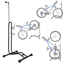 Fahrradständer einzeln hoch stabil aus Metall schwarz