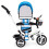Tricycle, wheeled carriage, rotating blue roof 2