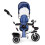 Tricycle stroller 360* swivel seat Blue 3