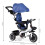 Tricycle stroller 360* swivel seat Blue 8