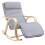 Ergonomic Birch Rocking Chair with Adjustable Footrest 1