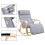 Ergonomic Birch Rocking Chair with Adjustable Footrest 4