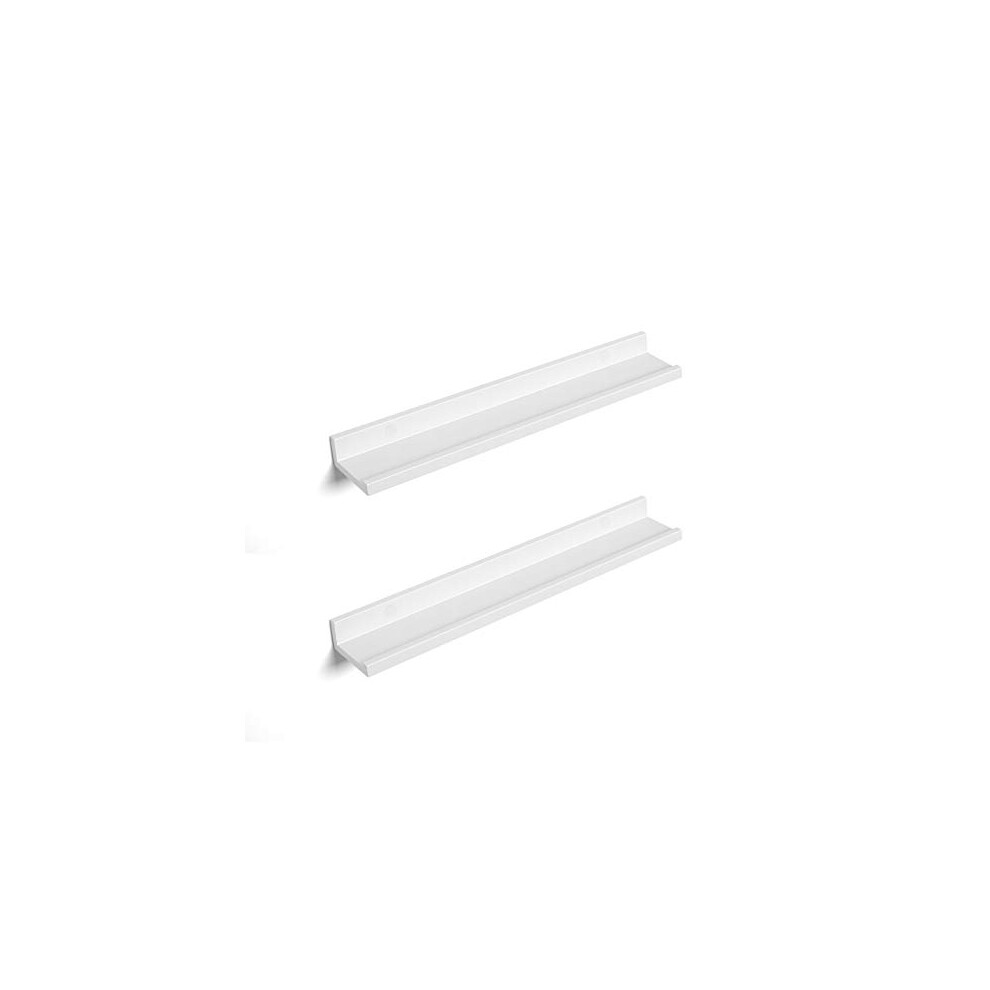 Elegant White Floating Shelves, High Gloss Finish 6955880304998