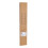 Modern wide wooden bookcase LOFT 5 shelves 5