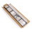 Modern wide wooden bookcase LOFT 5 shelves 6