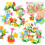 Blumen kreative Blöcke Blumengarten 175 Elemente 1