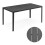 Polywood 6-Sitzer-Gartentisch mit Terrassenmöbeln, grau 7