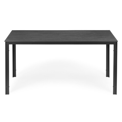 Polywood 6-Sitzer-Gartentisch mit Terrassenmöbeln, grau 2