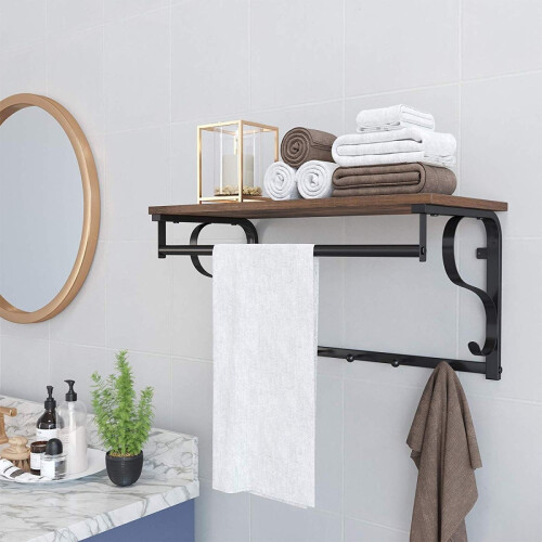 LOFT Holzregal mit Kleiderbügeln 2