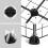 Customizable 12-Cube Metal Storage Shelf, Easy Assembly 6