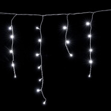 Dekorative Weihnachtsbeleuchtung für den Außenbereich, 500 Stück, LED, 19 m Vorhang