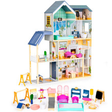 XXL Puppenhaus Maya Residence 28 Teile ECOTOYS