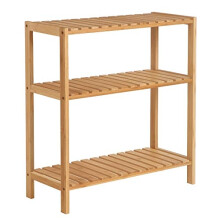 Eco-Friendly Bamboo Shelf: Durable, Stable, Easy Assembly
