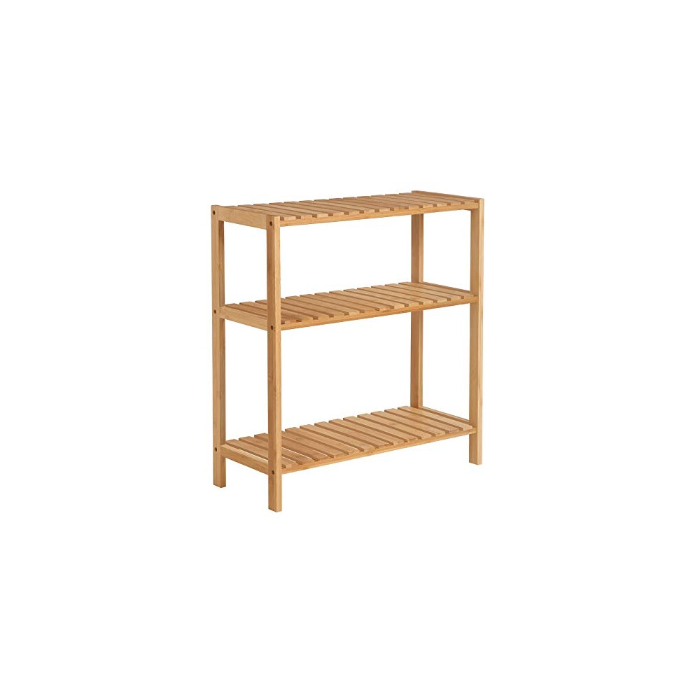 Pricenet Eco-Friendly Bamboo Shelf: Durable, Stable, Easy Assembly